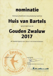 Nominatie HVB Gouden Zwaluw